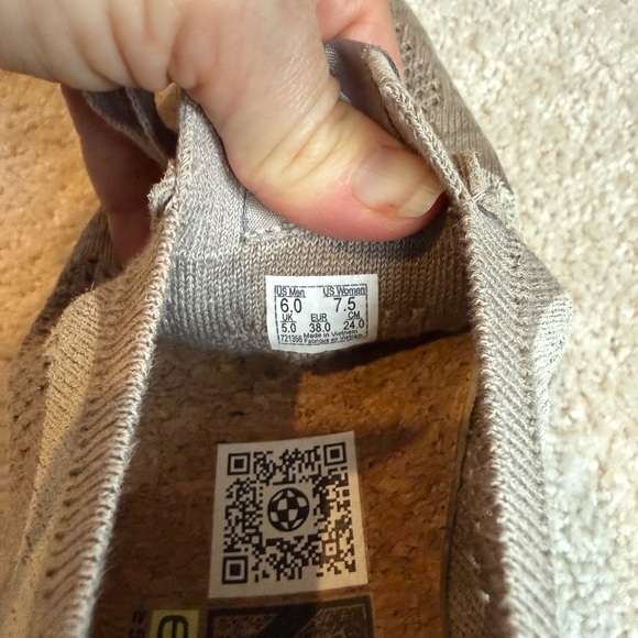 Vans EcoCush Knit Women’s Sneakers in Beige - Picture 9 of 9